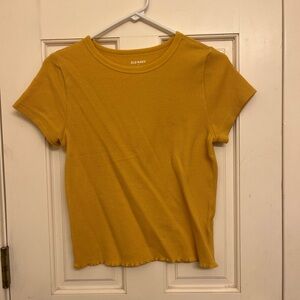 Yellow Old Navy shirt